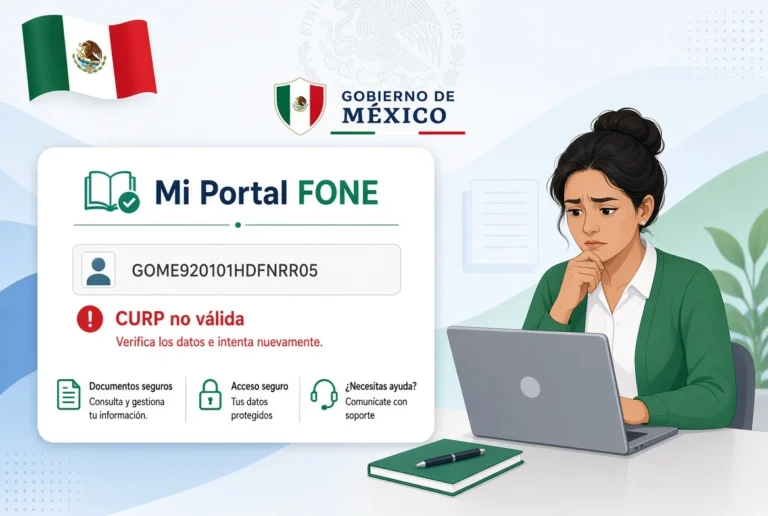 curp no valida mi portal fone