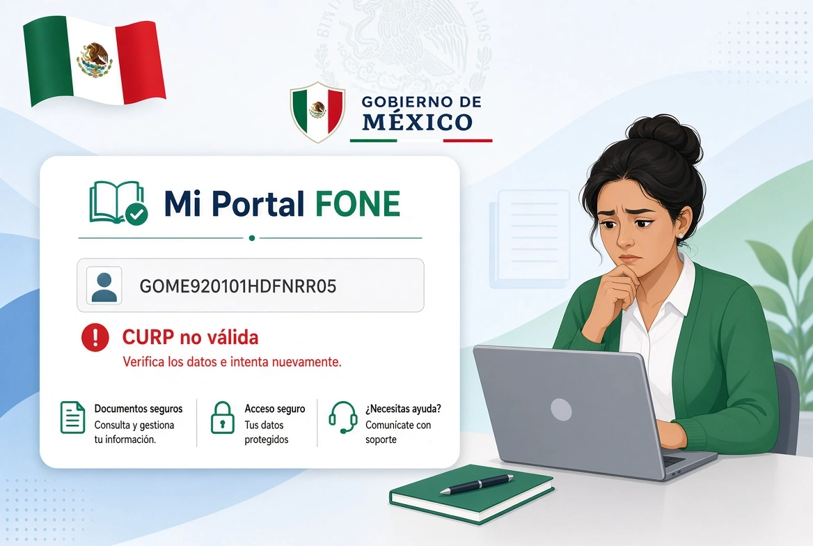 curp no valida mi portal fone