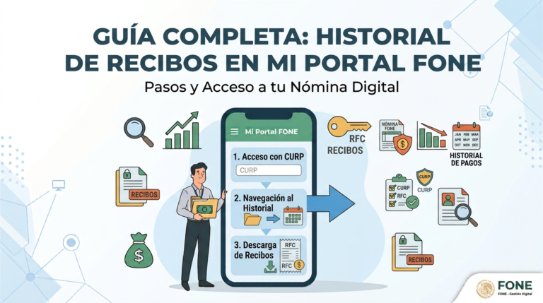 Historial de recibos Mi Portal FONE
