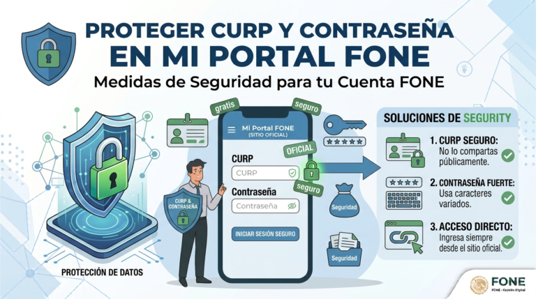 proteger curp contraseña mi portal fone