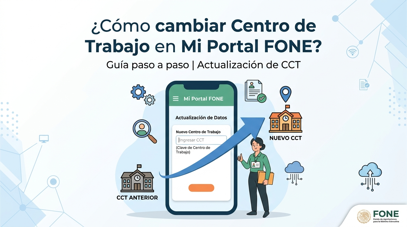 cambiar centro de trabajo mi portal fone